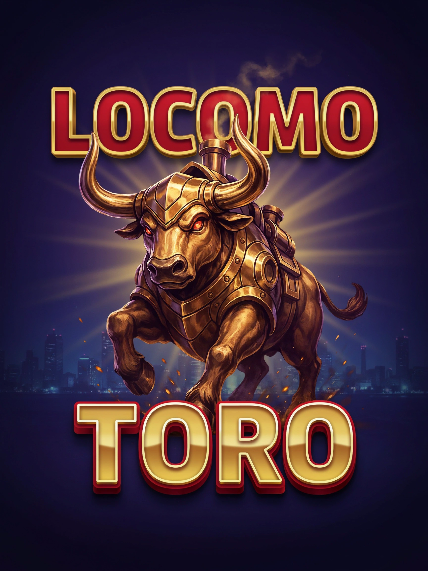 Locomo Toro pokie loading screen