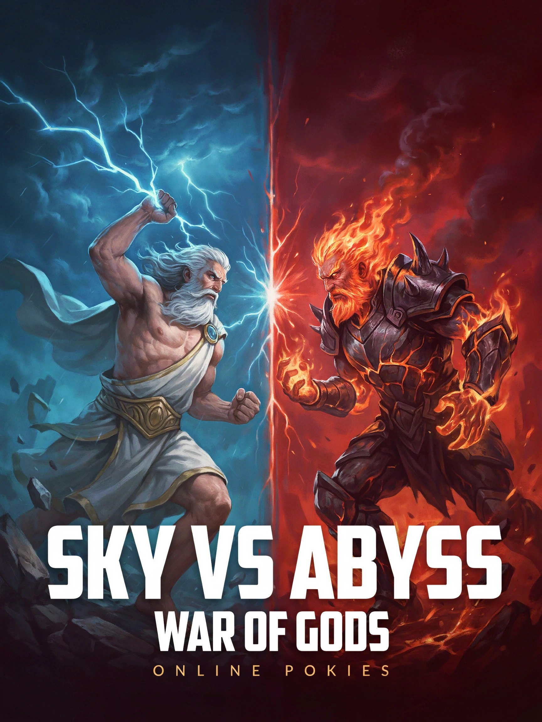 Zeus vs Hades: Gods of War pokie game artwork